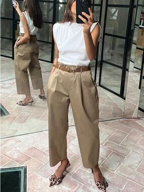ZARA Jumpsuit with belt combo